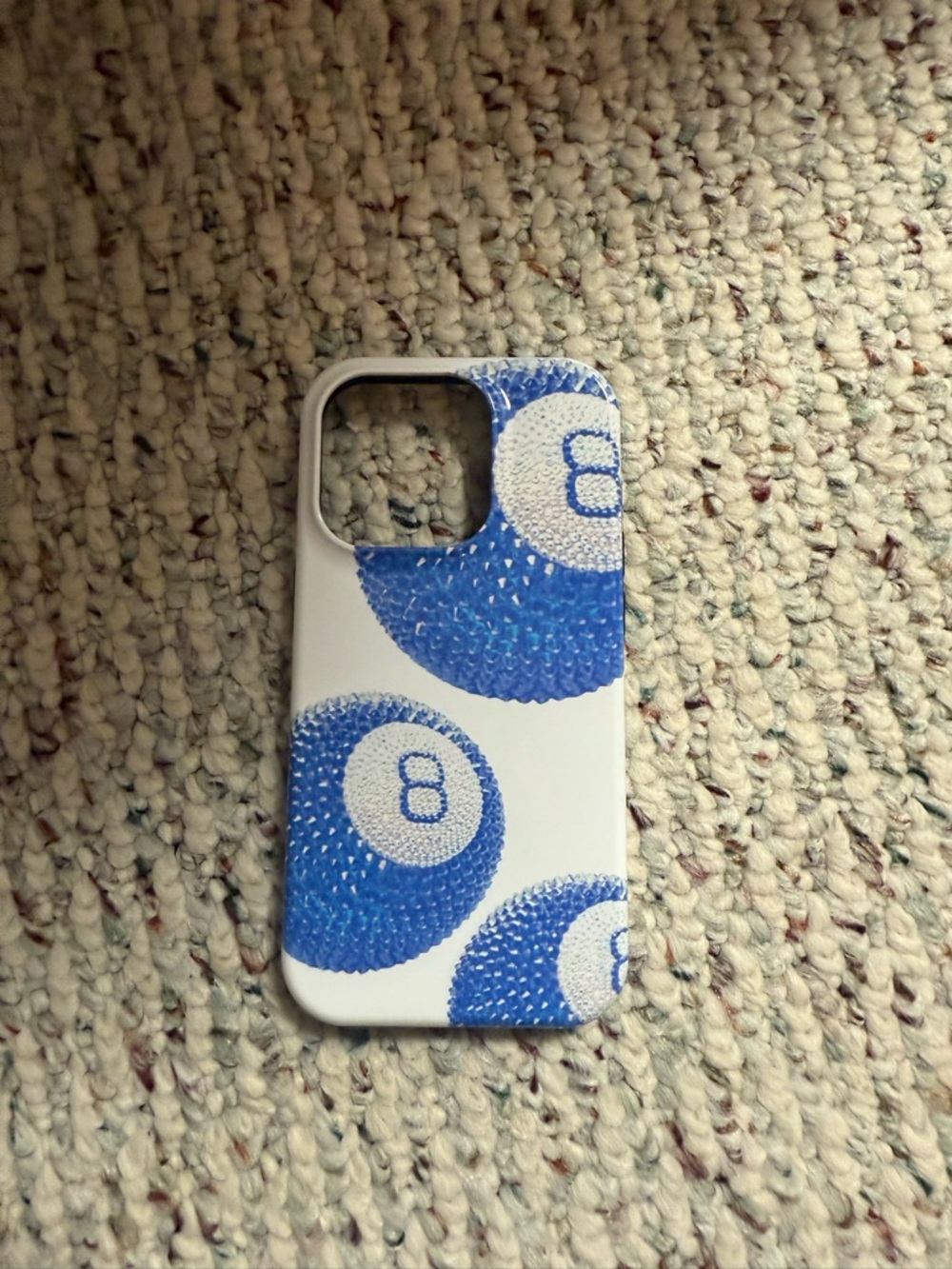 Blue 8 ball IPhone 14 Pro phone case